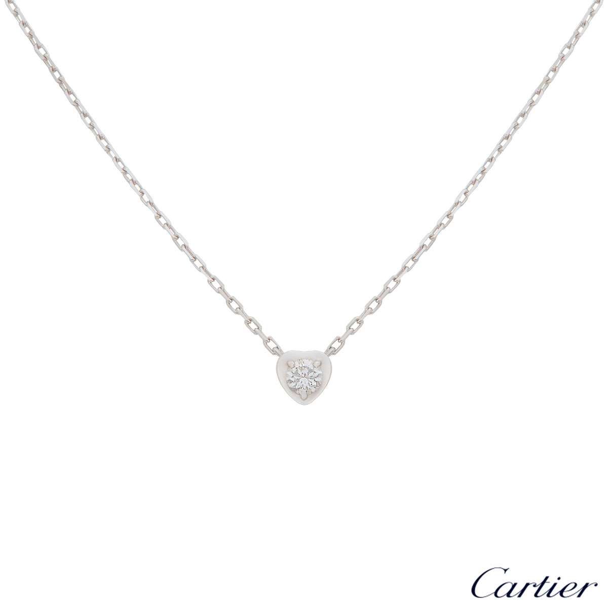 Cartier Diamants Légers necklace (LM) in White Gold | Unboxing & Wear -  YouTube